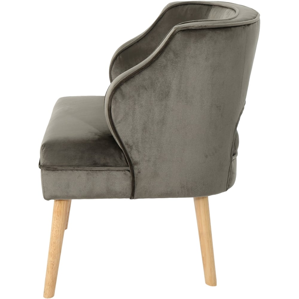 Angle View: Noble House - Danville Accent Chair - Gray