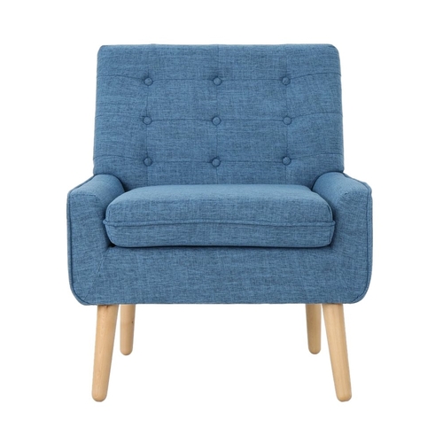 Noble House - Quincy Accent Chair - Muted Blue