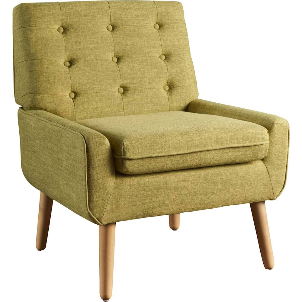 Angle View: Noble House - Quincy Accent Chair - Muted Green