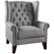 Angle Zoom. Noble House - Greenville Accent Chair - Gray.
