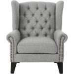 Front Zoom. Noble House - Greenville Accent Chair - Gray.