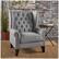 Left. Noble House - Greenville Accent Chair - Gray.
