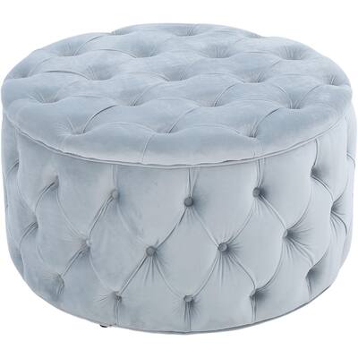 Noble House - Colebrook Ottoman - Light Gray