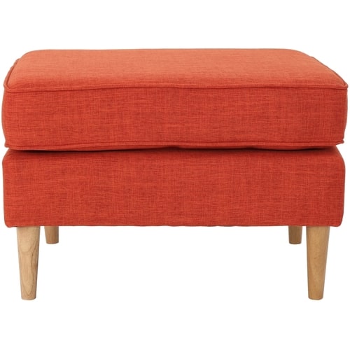 Noble House - Cornwall Ottoman - Muted Orange