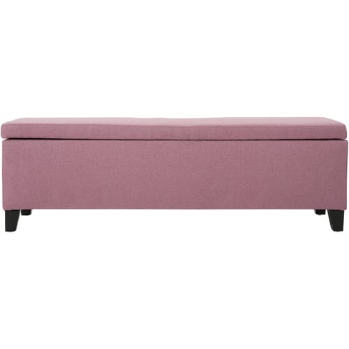 Noble House - Laurel Storage Ottoman - Light Lavender