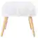 Front. Noble House - Galena Ottoman Stool - White.