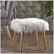 Left. Noble House - Galena Ottoman Stool - White.