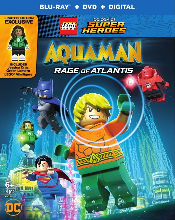 LEGO DC Super Heroes: Aquaman - Rage of Atlantis [Includes Mini Figurine] [Blu-ray] [2018]