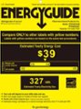 Energy Guide. Frigidaire - 4.5 Cu. Ft. Mini Fridge - Silver.