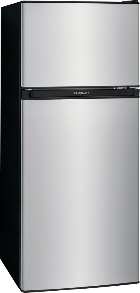 Angle View: KitchenAid - 27 Cu. Ft. French Door Refrigerator - Black stainless steel