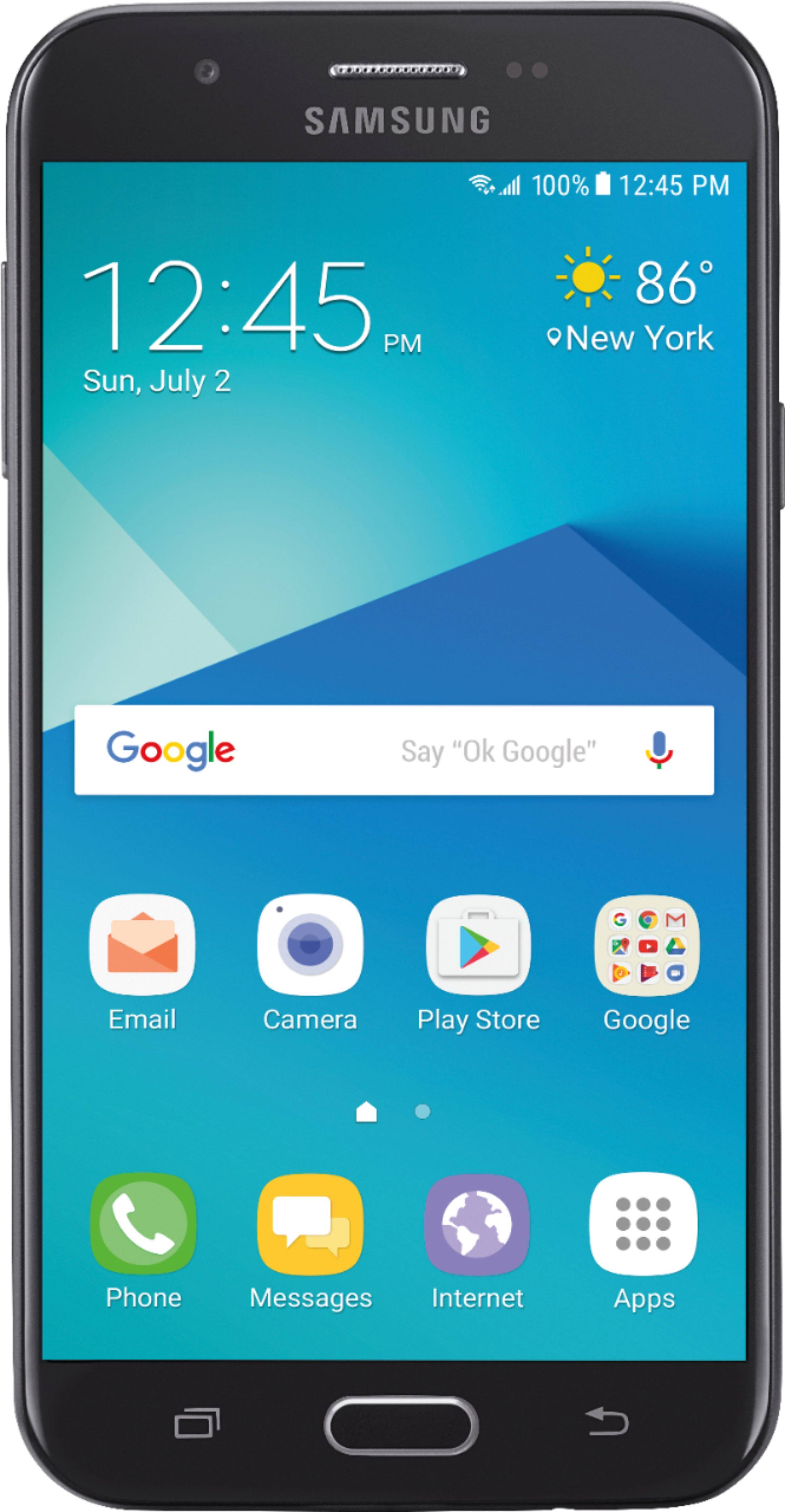 Front. Samsung - Galaxy J7 Cell Phone.
