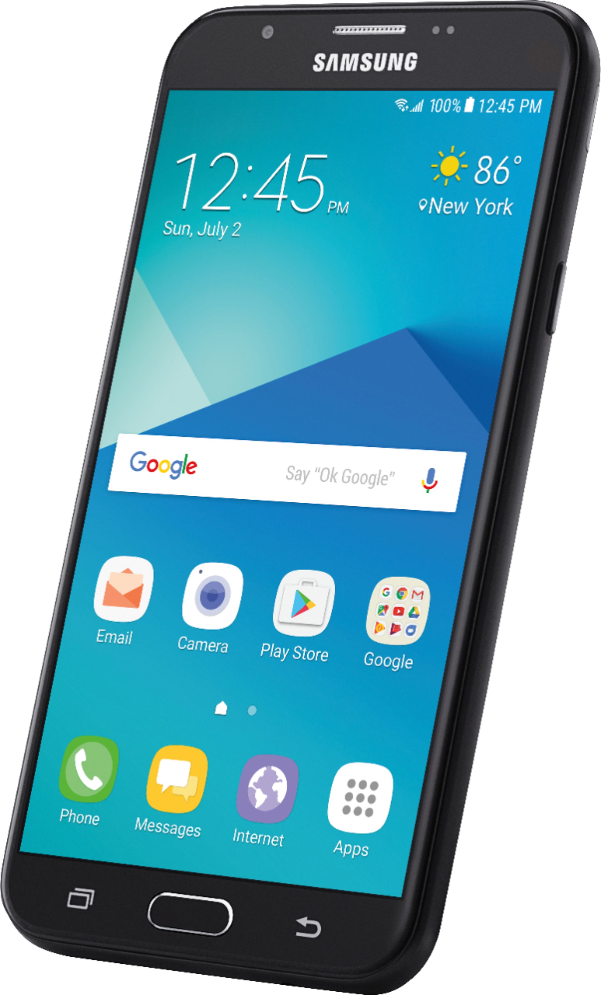 Samsung Galaxy J7 Cell Phone Black Consumer Cellular