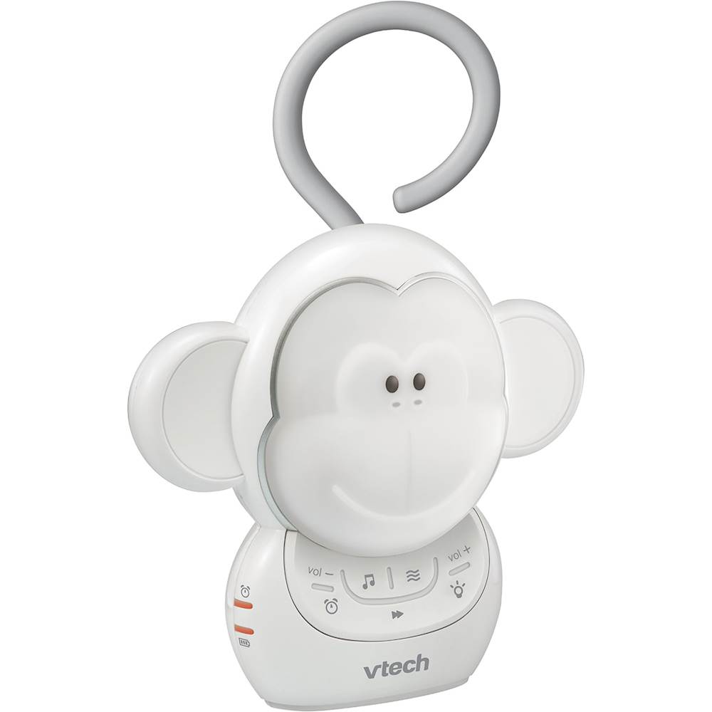 Angle View: VTech - Safe&Sound Myla the Monkey Portable Soother - White