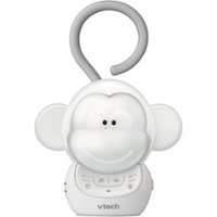 VTech - Safe&Sound Myla the Monkey Portable Soother - White - Front_Zoom