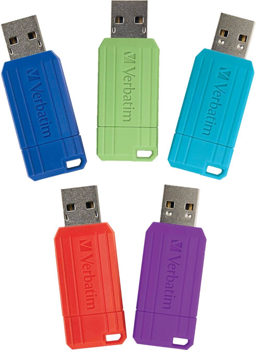 Front. Verbatim - 16GB USB 2.0 Drives (5-Pack) - Assorted.