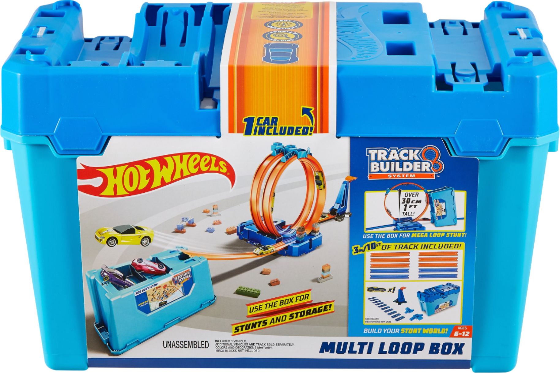 Hot Wheels Car Vehicle Track Builder Stunt Box Birthday Party Game Toy Gift 