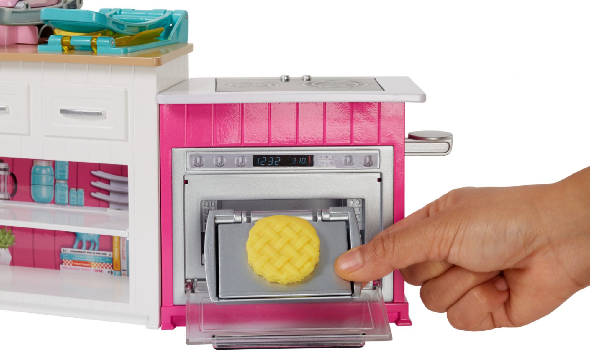 Barbie FRH73 Ultimate Kitchen & Doll Playset 5x Dough New Kids Girls Toy Age 4+ 