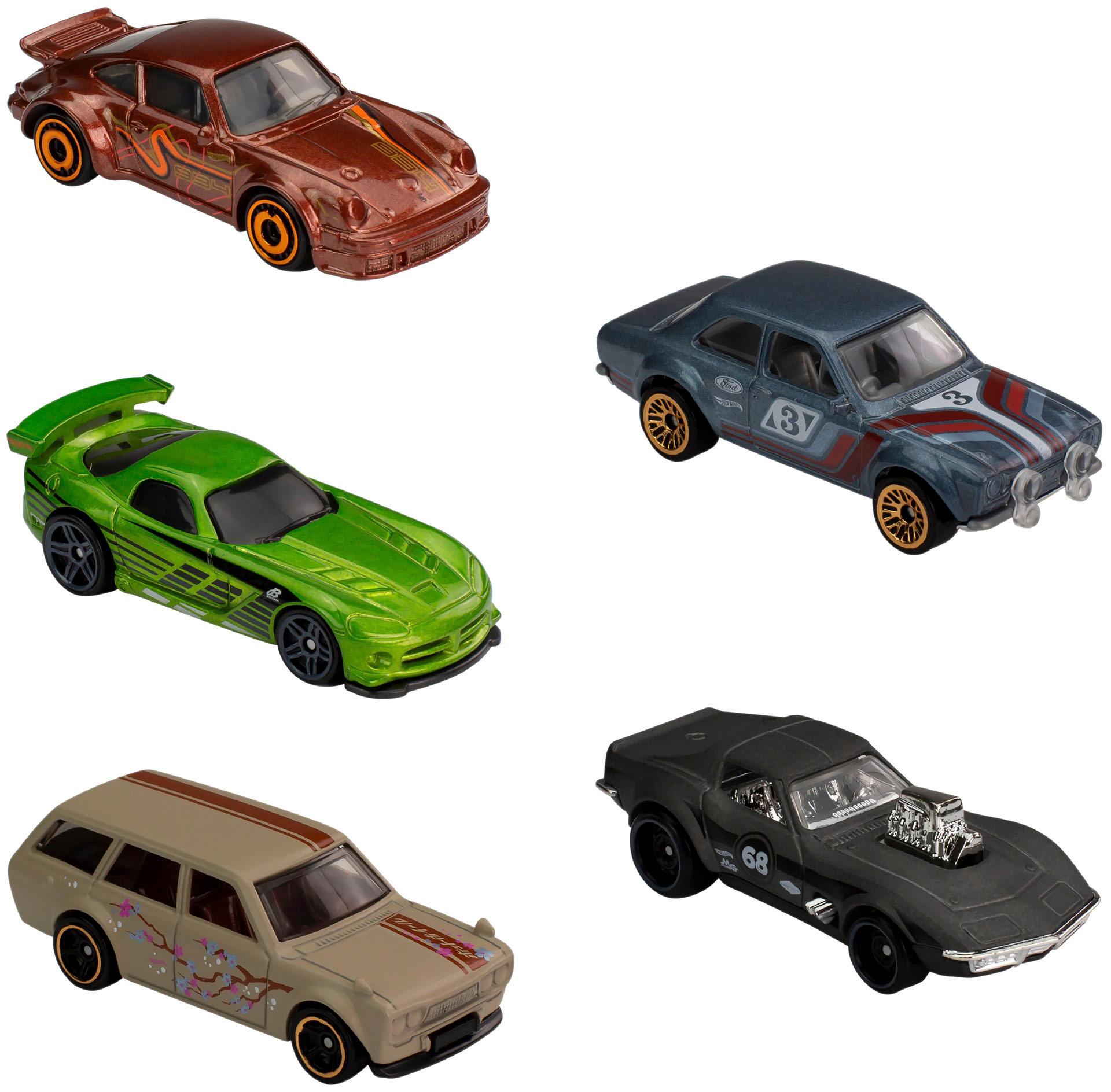Left View: Hot Wheels - 5-Car Pack - Styles May Vary