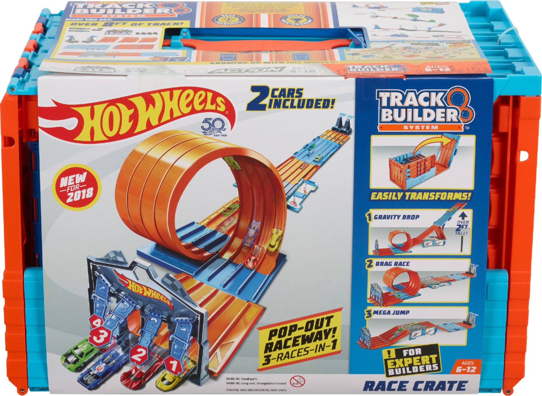 Hot Wheels Track Builder System Race Crate 