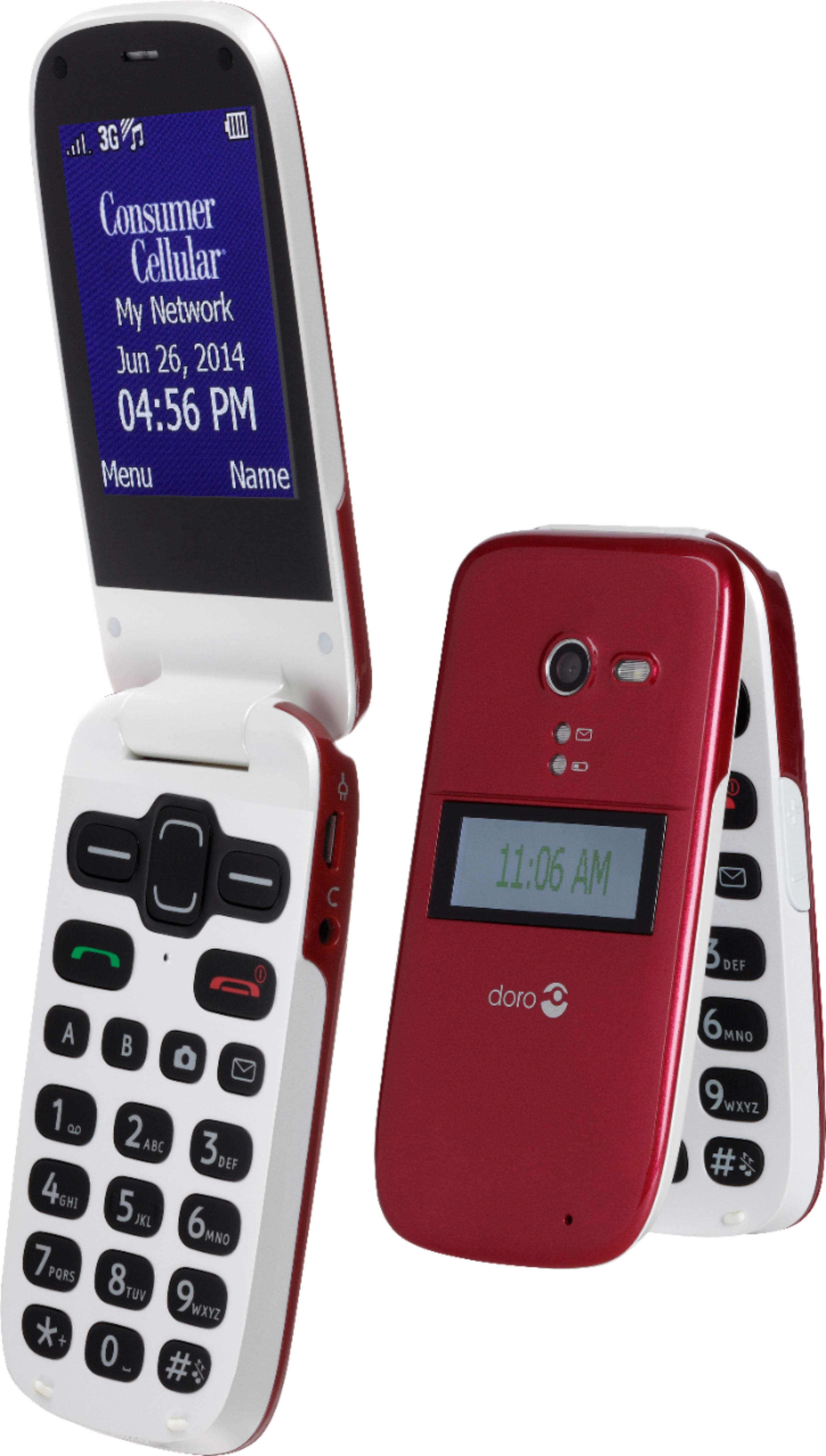 Best Buy Doro Phoneeasy 626 Cell Phone Burgundy Consumer Cellular Doro 626 Burgundy