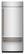 Alt View 12. KitchenAid - 36 in. Wide 20.8 cu. ft. Built-In Bottom Mount Refrigerator with Platinum Interior - Stainless Steel with PrintShield Finish.