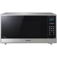 Panasonic - 1.6-Cu. Ft. Built-In/Countertop Cyclonic Wave Microwave Oven with Inverter Technology - Stainless Steel - Front_Zoom