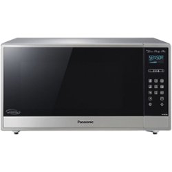 Panasonic 1.6-Cu. Ft. Built-In/Countertop Cyclonic Wave Microwave Oven with Inverter Technology - Stainless steel - Front_Zoom
