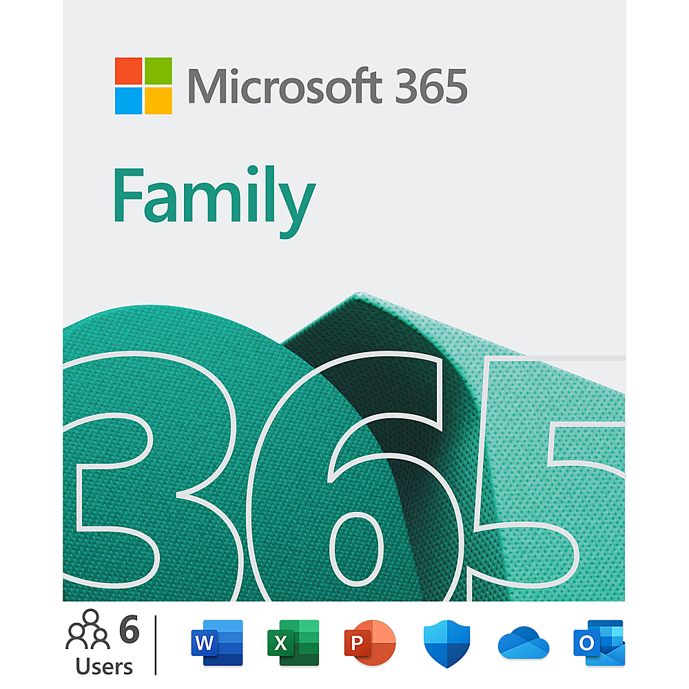 Microsoft 365 Family (Up to 6 People) (12-Month Subscription) Android,  Apple iOS, Mac OS, Windows [Digital] AAA-04974 - Best Buy