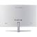 Back. ViewSonic - VX3216-SCMH-W 31.5" LED Curved FHD Monitor - Silver.