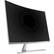 Angle. ViewSonic - VX3216-SCMH-W 31.5" LED Curved FHD Monitor - Silver.