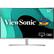 Front. ViewSonic - VX3216-SCMH-W 31.5" LED Curved FHD Monitor - Silver.