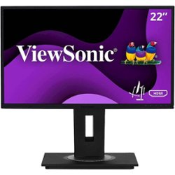 ViewSonic - VG2248 21.5" IPS LED FHD Monitor (DisplayPort, HDMI) - Black - Front_Zoom