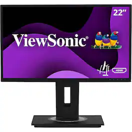 ViewSonic - VG2248 21.5" IPS LED FHD Monitor (DisplayPort, HDMI) - Black