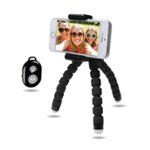 Front Zoom. Bower - Compact Selfie Bendi Pod Shooting Grip / Mini Tripod for Mobile Phones - Black.