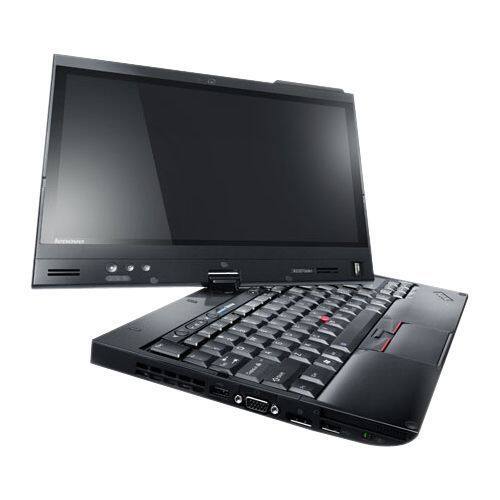 Front Standard. Lenovo - ThinkPad 12.5" Tablet PC - Wi-Fi - Intel Core i5 i5-2520M 2.50 GHz - LED Backlight - Black.