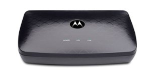 Motorola - MM1000 MoCA Adapter for Ethernet - Black - Front_Zoom