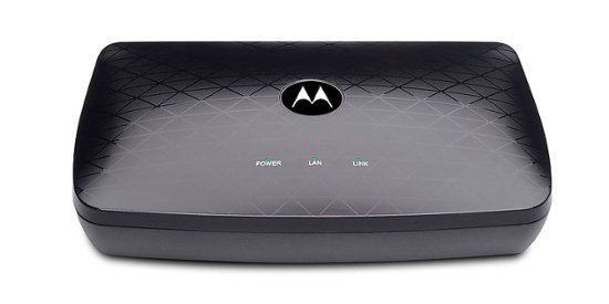 Front Zoom. Motorola - MM1000 Bonded 2.0 MoCA Adapter - Black.