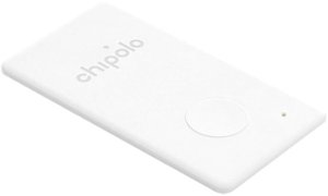 Chipolo - Wallet Card Bluetooth Item Tracker, (1 pack) - White - Angle_Zoom
