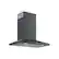 Angle. Bosch - 800 Series 30" Convertible Range Hood - Black stainless steel.