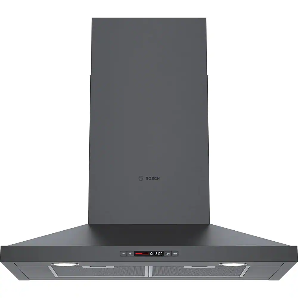 Bosch 800 Series - 30 inches - Externally Vented & Recirculating - Wall Range Hood - Black Stainless Steel