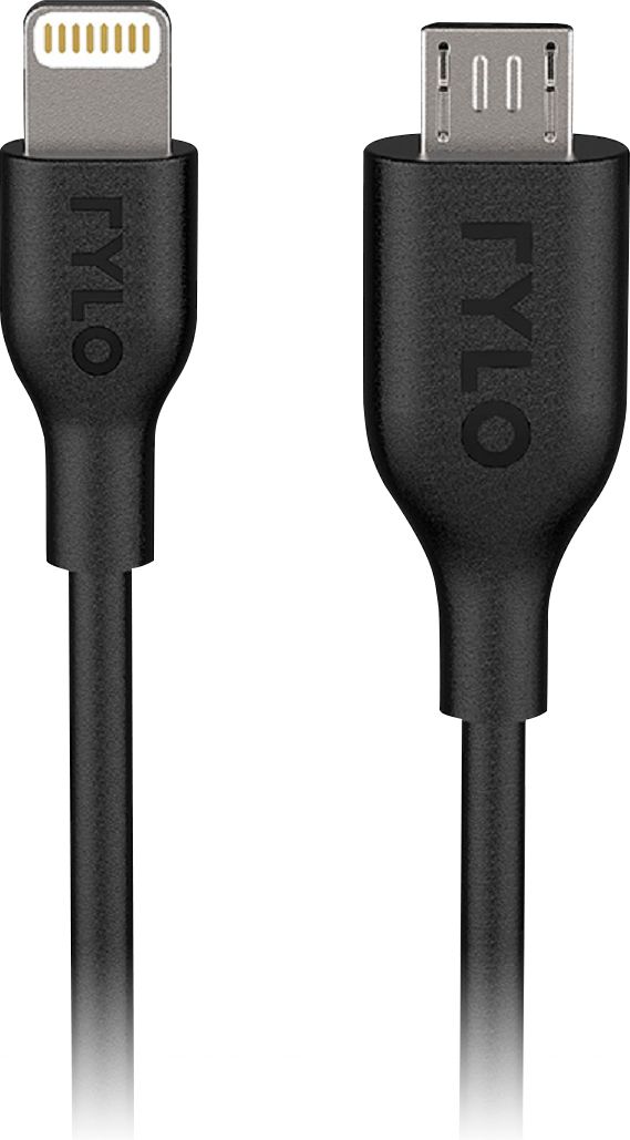Rylo 1' Lightning-to-Micro-USB Cable Black A0105 - Best Buy