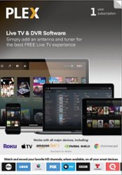 1-Year Plex Live TV and DVR Software Access Subscription [Digital] - Front_Zoom