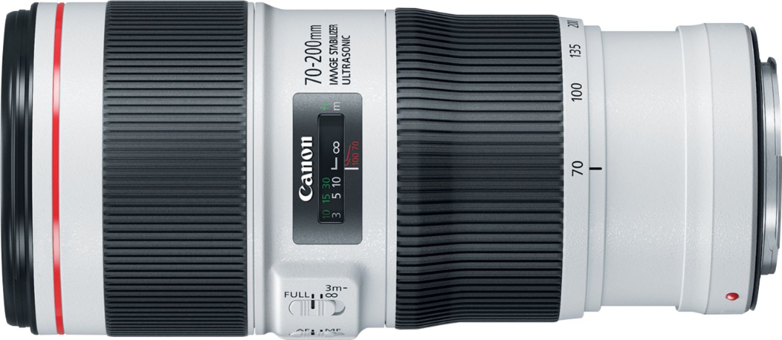 カメラ レンズ(単焦点) Canon EF 70-200mm f/4.0 L IS II USM Optical Telephoto Zoom Lens for EOS 100  White/Black 2309C002 - Best Buy
