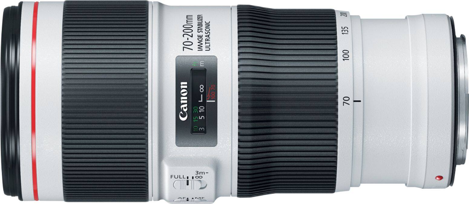 Alt View 11. Canon - EF70-200mm F4.0 L IS II USM Optical Telephoto Zoom Lens for EOS DSLR Cameras - White.