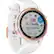 Left. Garmin - fēnix 5S Plus Sapphire Smart Watch - Fiber-Reinforced Polymer - Carrara White/ Rose.
