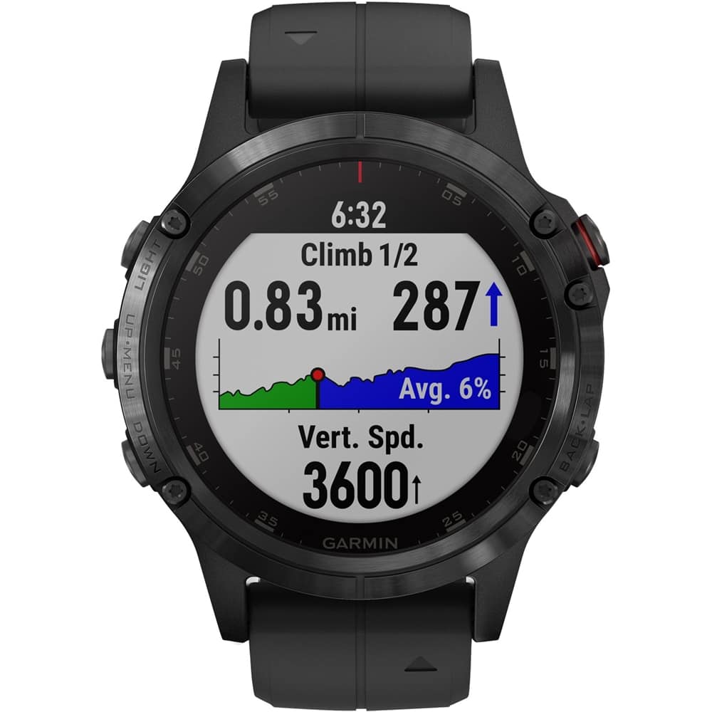 Best Buy: Garmin fēnix 5 Plus Sapphire GPS Smartwatch 47mm