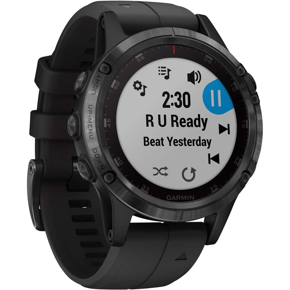 Best Buy: Garmin fēnix 5 Plus Sapphire GPS Smartwatch 47mm