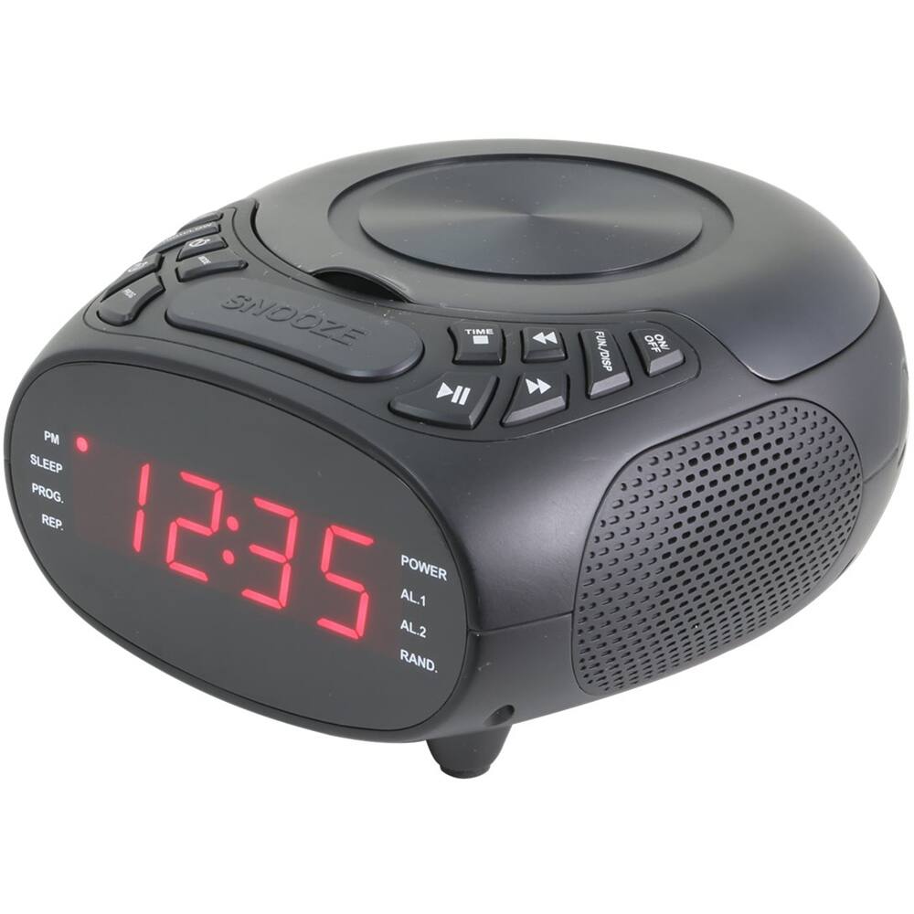 Alt View 11. GPX - Digital FM Clock Radio - Black.