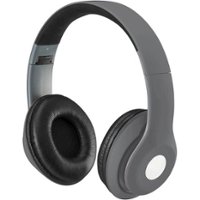iLive - Wireless On-Ear Headphones - Matte Black - Front_Zoom