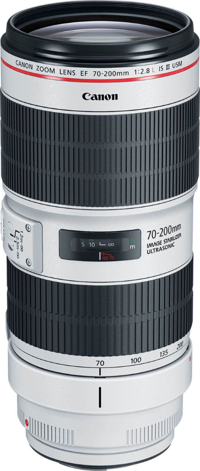 Canon EF70-200mm F2.8L IS III USM Optical Telephoto Zoom Lens for